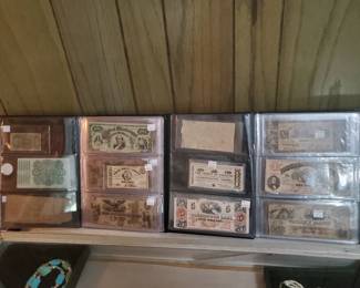 U.S. and Confederate Currency