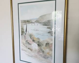 Harpers Ferry print by Eugene B. Smith