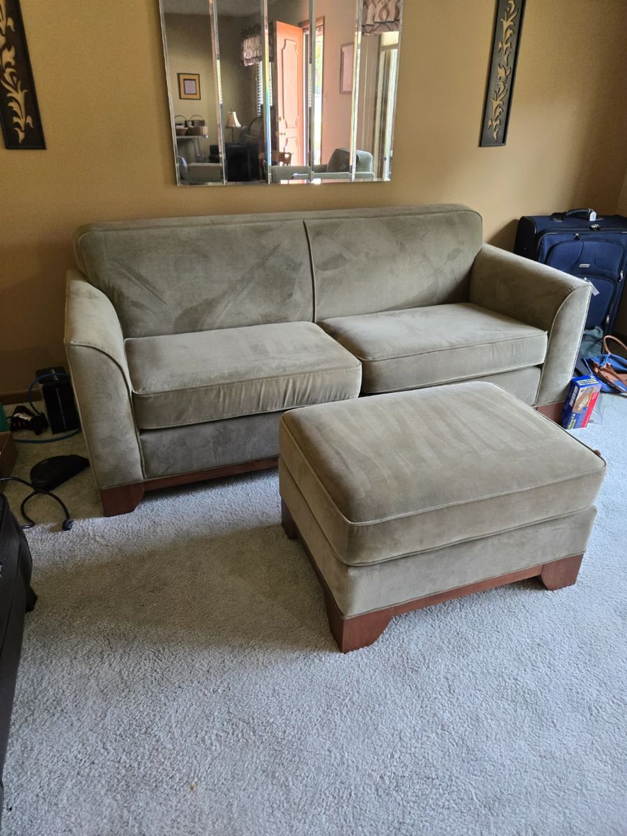 Sofa and ottoman