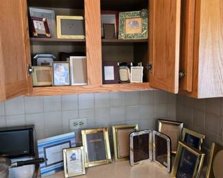 Picture frames.  Some new.