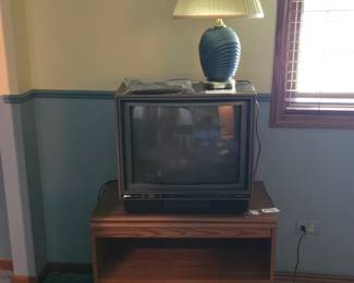 Old Zenith TV, swivel TV cabinet