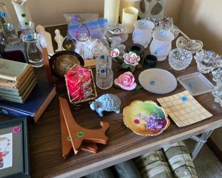 Candles, holders, votives