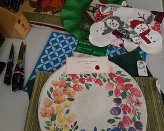 Placemats.  Some new.