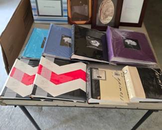Brand new, unused photo albums