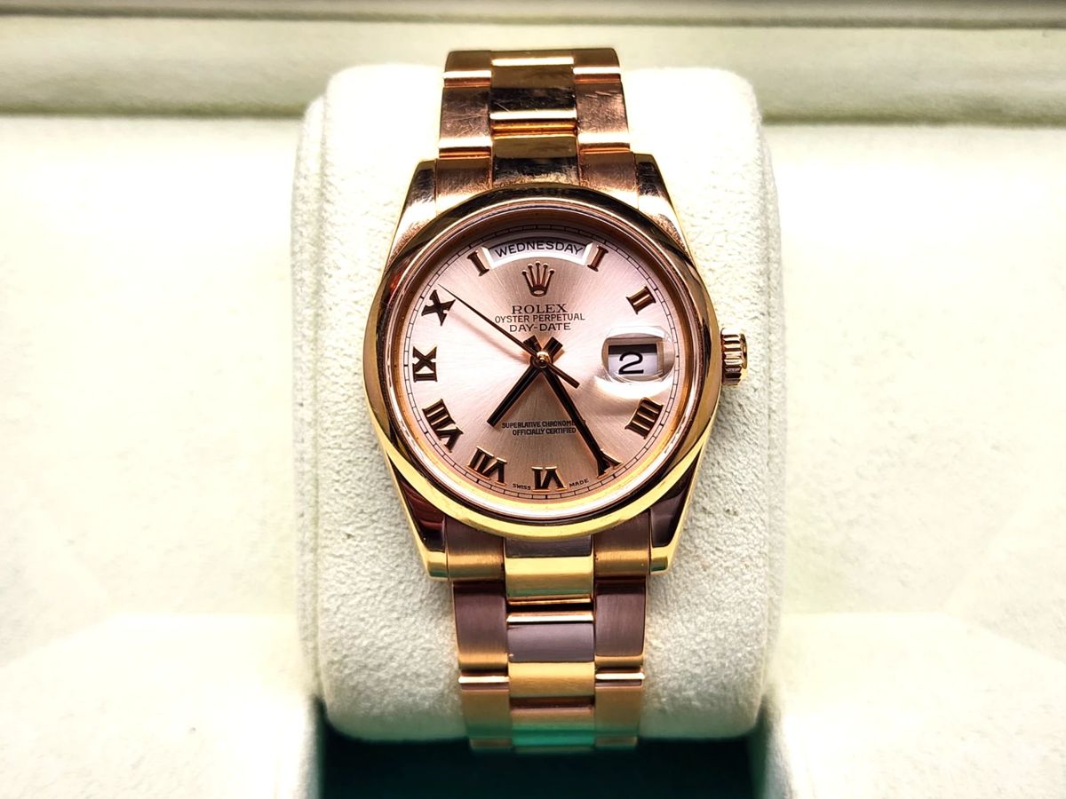 Available for pre-sale purchase: Rolex 18K Rose Gold men's watch $25,000.00