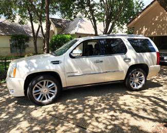 Available for pre-sale purchase: 2012 Cadillac Escalade Platinum AWD, less than 46k miles $16,500.00 OBO 