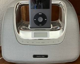 Charge and play this iPod (or your own) on this Memorex player.  iPod is loaded with tunes, but room for all of your collection. 