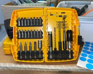 Bits and bits - there are 4 boxes of different bits and then more bits.  Don't buy any until you see us!