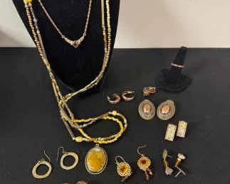 Gold Copper Costume Jewelry