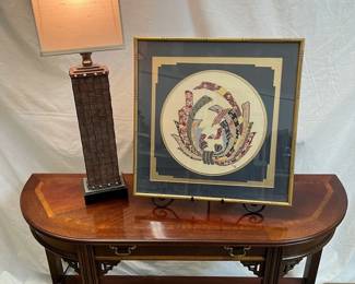 Console Table, Art Lamp
