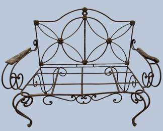 Metal Garden Bench