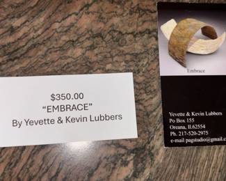 BUY IT NOW! $350.00. "EMBRACE" By Yevette & Kevin Lubbers