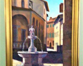 Vintage Original French Oil Artist Louise Neathery