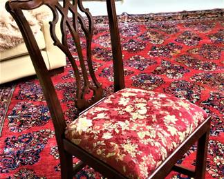 1 of 6 Chippendale Dining Chairs