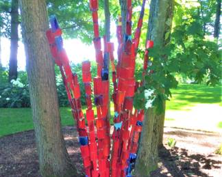 Fire Sticks Mixed Media Artist Russ Vogt