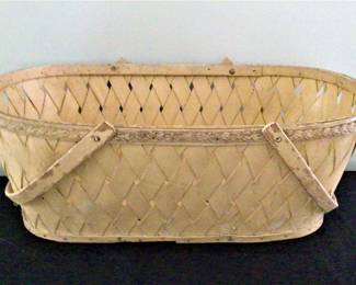 Vintage Baby Basket circa 1930
