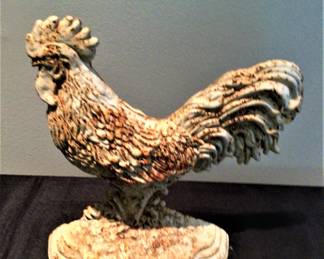 Antique Iron Rooster Door Stop
