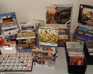 games, puzzles, CDs