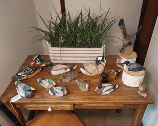 ducks, duck decor, desk