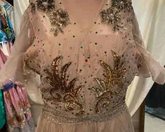 Festive Cream Dress