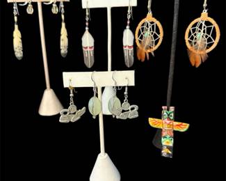 Southwestern Motif Style Earrings