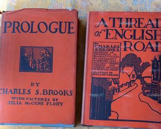Prologue And A Thread If Englis Road Signed By Charles S Brooks