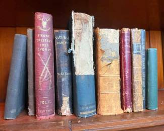 Variety Of Antique Books On Learning