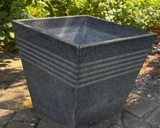 Grey Granite Stone Planter