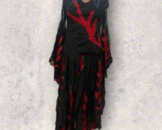 Flame Dress Dance Costume