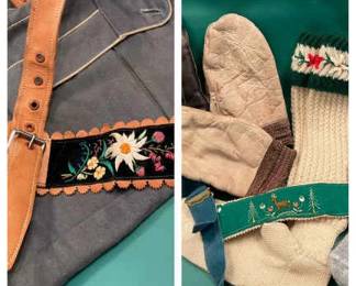 Vintage Snow Acessories And Alpine Garb