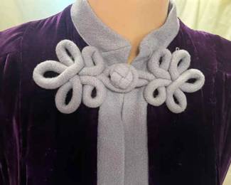 Purple Velvet Cape
