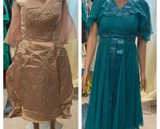 Two Vintage Dressy Dresses