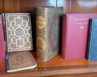 Antique Books By Byron Works, Geo Elliot, Helen Hunt Jackson, More