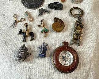 Vintage Sterling Charm, Pendant, Miniatures More