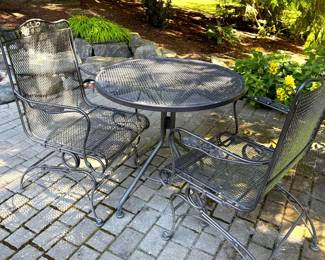 Wrought Iron Bistro Table