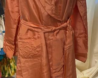 Silky Qulited Pink Robe