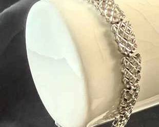14k White Gold Bracelet