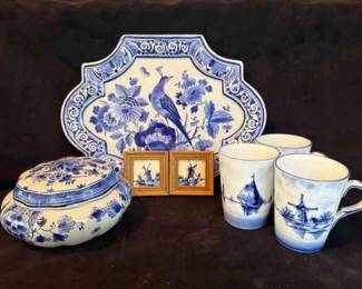 Signed Dutch Delf Blue Collectibles