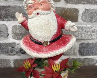 Vintage Santa Claus Figurine is 10in Height
