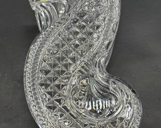 Waterford Crystal Seahorse Covered Box