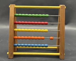 Vintage Wooden Abacus by Sandberg
