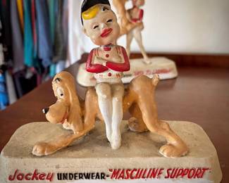 Linder Jockey underwear advertising sculptures