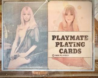 1968 Playboy Playmate playing cards