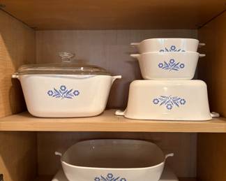 Corning Ware Blue Cornflower Casseroles