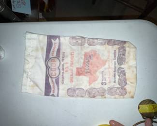 Grapeland peanut bag