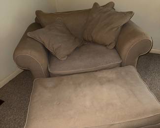Chair & ottoman