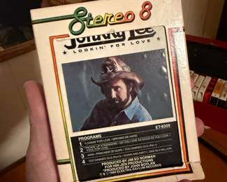 Looking for Love? We have this Johnny Lee 8 track just for you!
I’m 52 & remember this playing in my mom’s car when I was a child.