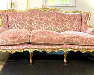 This amazing mohair sofa is still here. Make an offer! Highest bid takes this home!