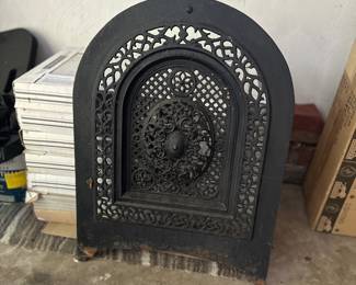 Antique, cast iron grill $50. Message me to purchase.