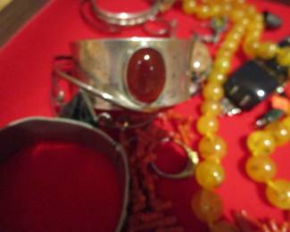 Sterling, amber and more